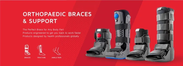 OrthoLife Rugged Closed Toe Walker Air Cast Cam Walker