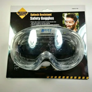 Western Safety Splash Resistant Safety Goggle