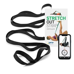 OPTP Stretch Out Strap with Stretching Exercise Poster
