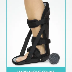 Vive Hard Plantar Fasciitis Night Splint and Trigger Point Spike