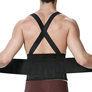 Therapist?s Choice? Industrial Double Pull Back Support with Shoulder Straps (Large (33"-44" Waist))