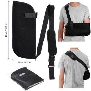 ROSENICE Arm Sling Adjustable Shoulder Immobilizer Wrist Elbow Support Brace for Broken and Fractured Arm