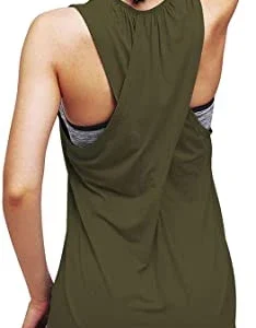 Mippo Workout Tops for Women Yoga Athletic Shirts