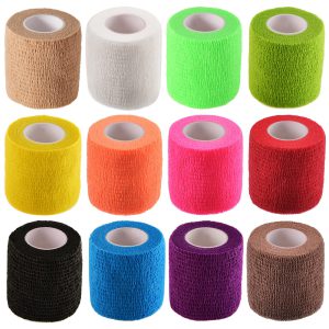 Mudder Self-Adherent Tape Pressure Wrap Bandage Rolls for Wrist/Ankle