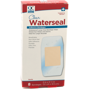 Quality Choice Clear Waterseal Adhesive Bandages 30