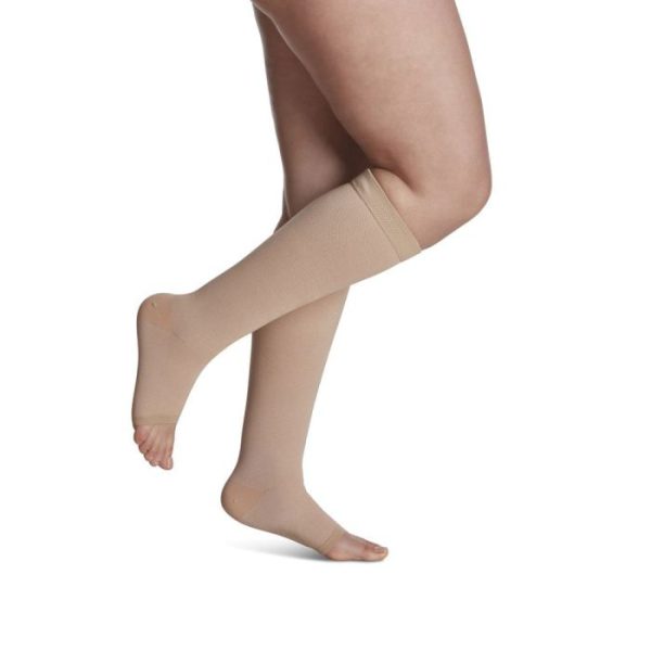 Sigvaris Medical Compression Hosiery 20-30mmHg/ knee High/ Open toe/ Crispa